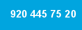920 445 75 20 920 445 75 20
